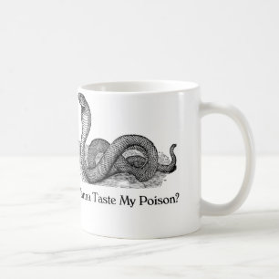 Wanna taste my poison cobra t-shirt coffee mug