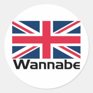 Wannabe - UK Classic Round Sticker