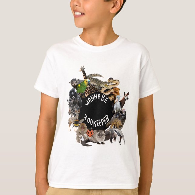 Wannabe zookeeper   T-Shirt (Front)