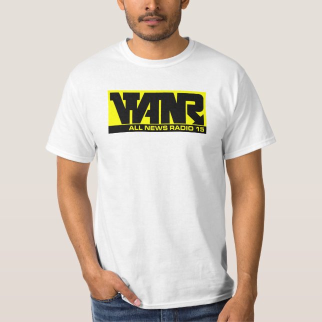 WANR Toledo All News Radio 15 Logo T-Shirt (Front)