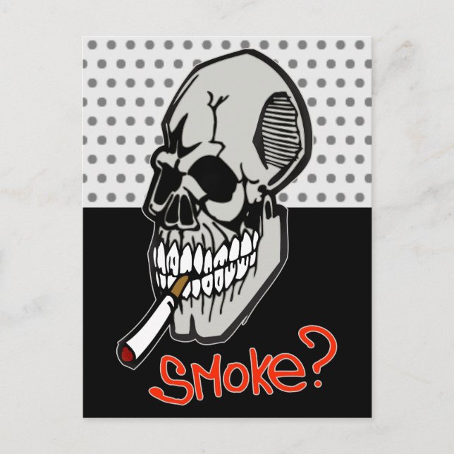 Want A Smoke Postcard (Front)