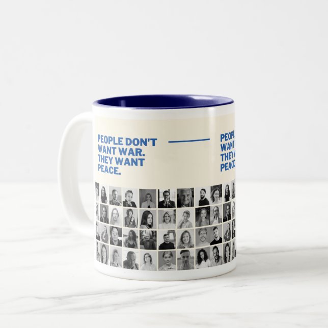 Want Peace Mugs (Front Left)
