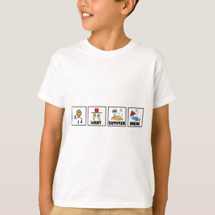 Want Summer Break Teacher Last Day Of School 1 T-Shirt