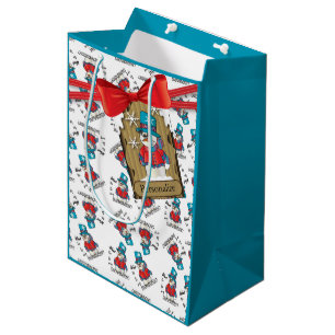 Want to be my Snowbuddy?   Christmas Medium Gift Bag