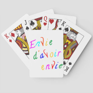 want to feel like playing cards
