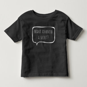 Want to know a secret, big sister customizable toddler T-Shirt
