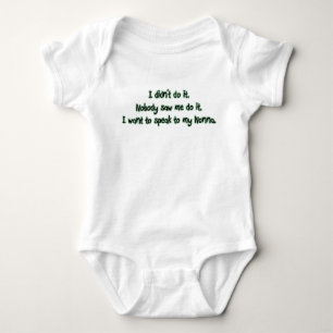 Want to Speak to Nonna Baby Bodysuit