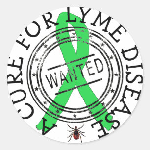 Wanted: A Cure for Lyme Disease STICKERS