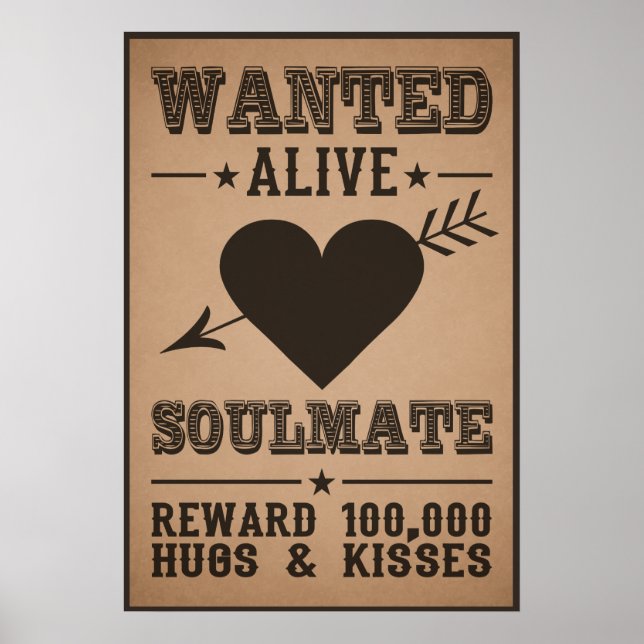 WANTED ALIVE: SOULMATE poster (Front)