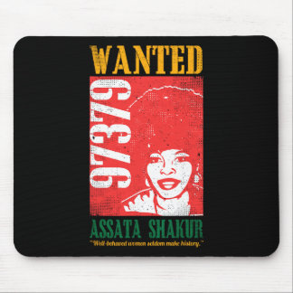 Wanted Ata Inspirational Black History Month Gift Mouse Mat