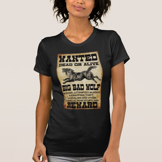 Wanted: Big Bad Wolf T-Shirt (Front)