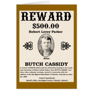 Wanted Butch Cassidy