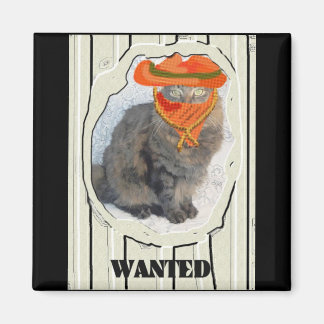 Wanted Cat Magnet