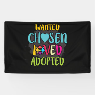 Wanted Chosen Loved Adopted Banner