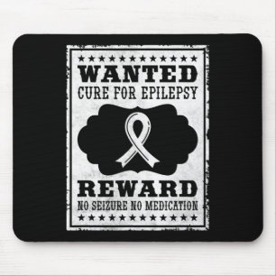 Wanted Cure For Epilepsy Mouse Mat