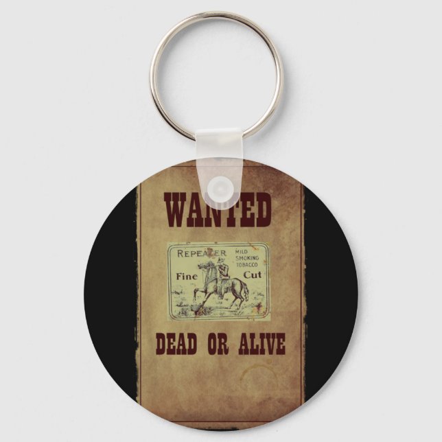 Wanted Dead or Alive Key Ring (Front)