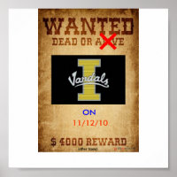 Wanted Dead or Alive-Vandals