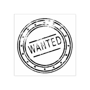 Wanted Fun Scrabbling Stamp