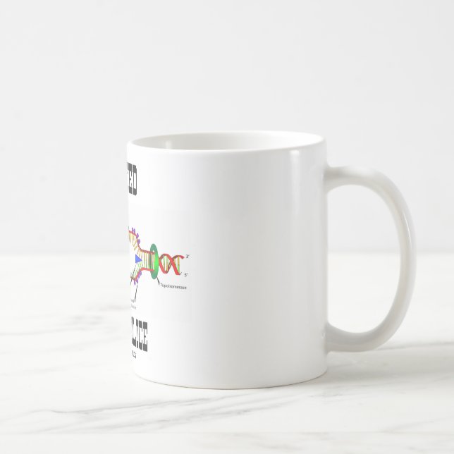 Wanted Gene Police (DNA Replication Humour) Coffee Mug (Right)