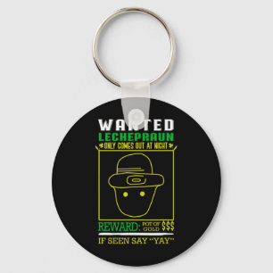 Wanted Leprechaun Gold Reward - Pot Of Gold Key Ring