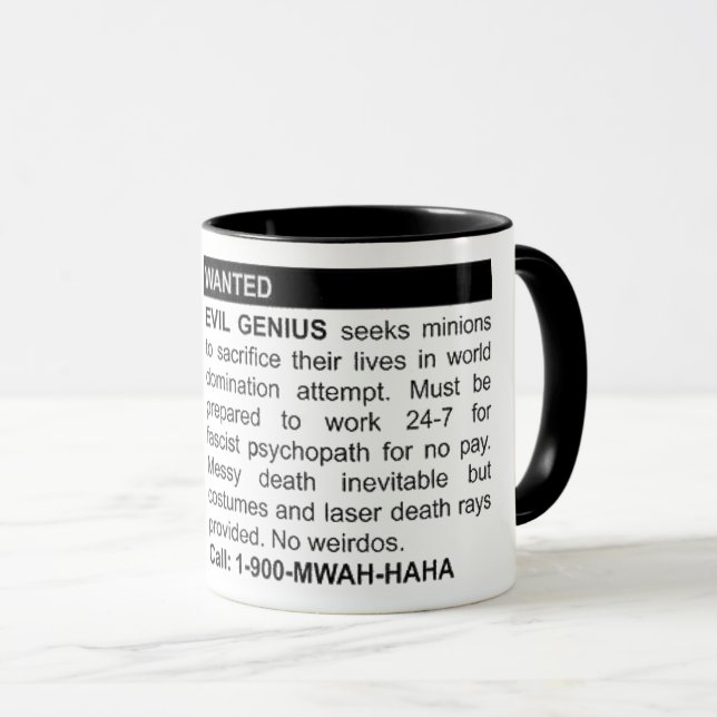 wanted mug (Front Right)