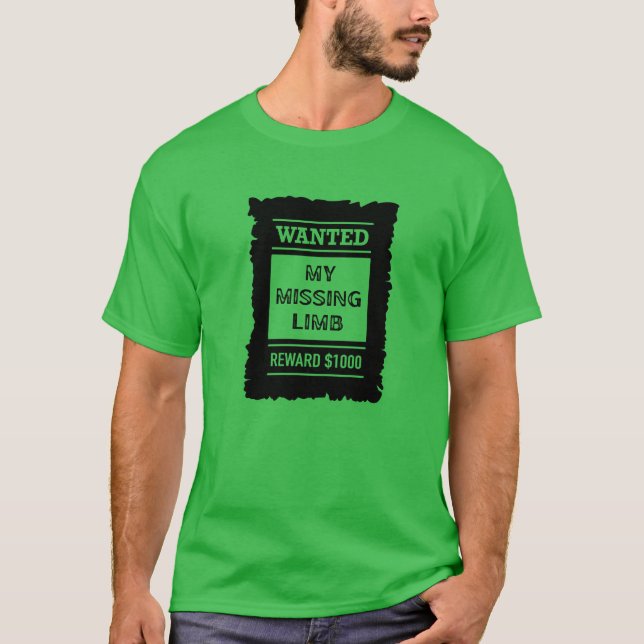 Wanted : My Missing Limb t-shirt (Front)