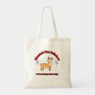Wanted: One Reindeer Christmas Tote Bag
