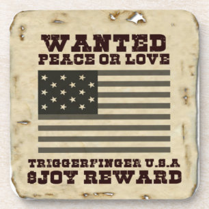 Wanted Peace Coaster