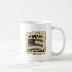 Wanted Peace Coffee Mug