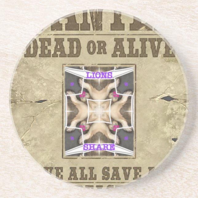 Wanted Peace, Love and Inspiration: Spread Harmony Coaster (Front)