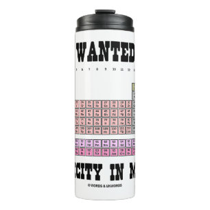 Wanted Periodicity In My Life Periodic Table Humou Thermal Tumbler