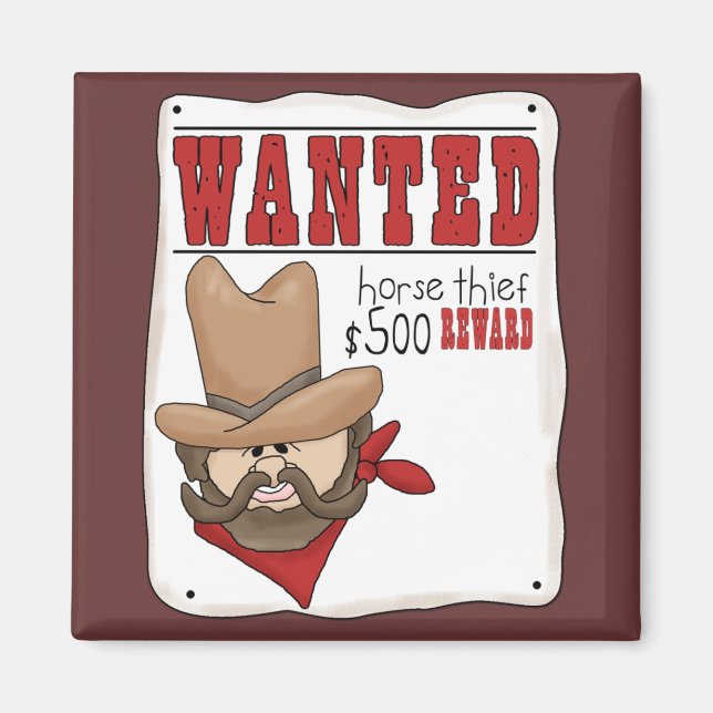 Wanted Poster Magnet (Front)