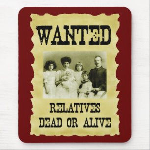 Wanted Poster Mouse Mat