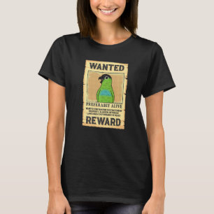 Wanted Poster Parrot I Nanday Conure Premium T-Shirt