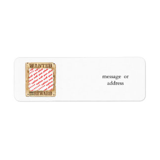 WANTED Poster Photo Frame