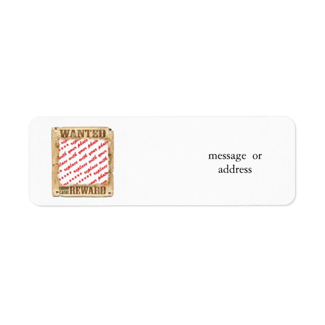 WANTED Poster Photo Frame (Front)