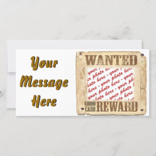 WANTED Poster Photo Frame