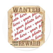 WANTED Poster Photo Frame