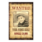 Wanted Poster | Vintage Wild West Photo Template