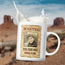 Wanted Poster | Vintage Wild West Photo Template C