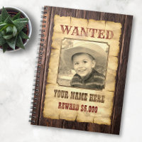 Wanted Poster | Vintage Wild West Photo Template N