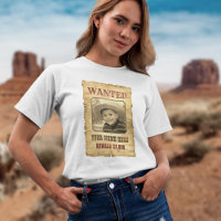Wanted Poster | Vintage Wild West Photo Template T