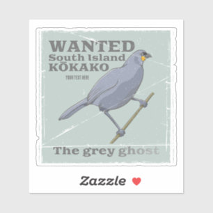 Wanted South Island Kokako