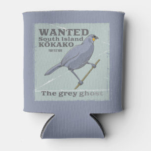 Wanted South Island Kokako Can Cooler