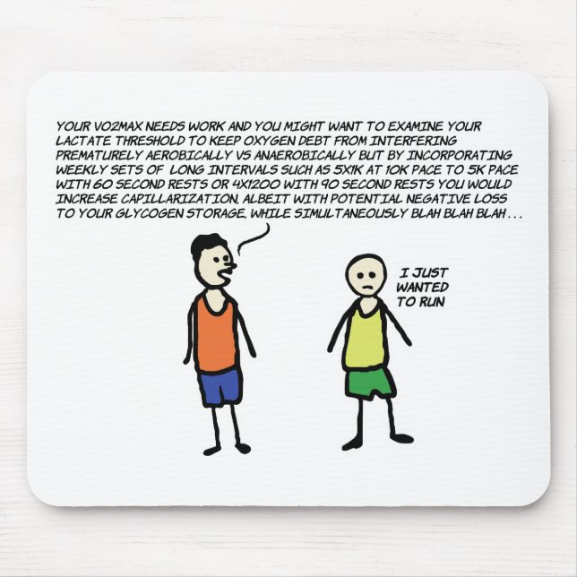 Wanted To Run Mouse Mat (Front)