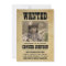 WANTED Vintage Birthday Party Invitation