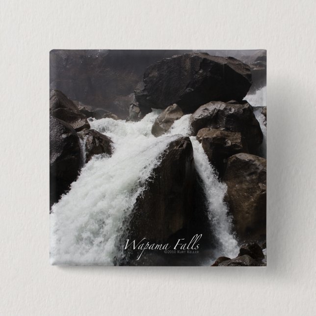 Wapama Falls Button (Front)