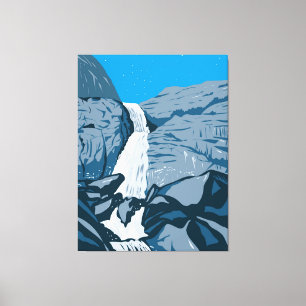 Wapama Falls Canvas Print