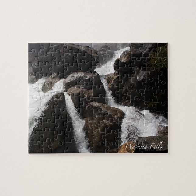 Wapama Falls Jigsaw Puzzle (Horizontal)