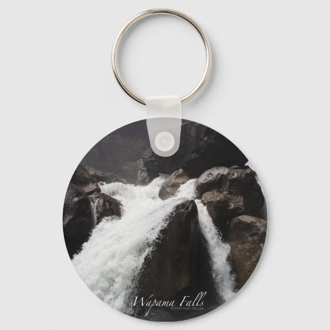 Wapama Falls Key Chain (Front)